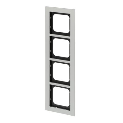 Abdeckrahmen 4-fach titan - Busch-axcent® pur   