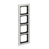 Abdeckrahmen 4-fach titan - Busch-axcent® pur   