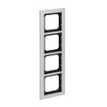 Abdeckrahmen 4-fach titan - Busch-axcent® pur
