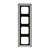 Abdeckrahmen 4-fach titan - Busch-axcent® pur   