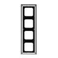 Abdeckrahmen 4-fach titan - Busch-axcent® pur