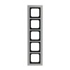 Abdeckrahmen 5-fach titan - Busch-axcent® pur   
