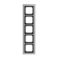 Abdeckrahmen 5-fach titan - Busch-axcent® pur
