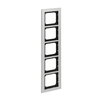 Abdeckrahmen 5-fach titan - Busch-axcent® pur   