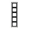 Abdeckrahmen 5-fach titan - Busch-axcent® pur   