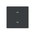 Wippe mit Aufdruck Symbol "Jalousie" für Smart Switch 1-fach anthrazit -