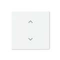 Wippe mit Aufdruck Symbol "Jalousie" für Smart Switch 1-fach studioweiß matt -