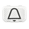 Tastersymbol, transparent Klingel