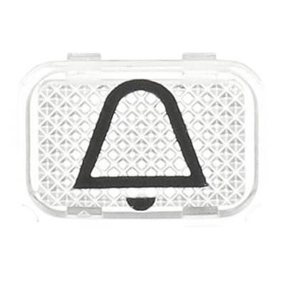 Tastersymbol, transparent Klingel