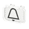 Tastersymbol, transparent Klingel