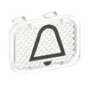 Tastersymbol, transparent Klingel   