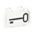 Tastersymbol, transparent Schlüssel