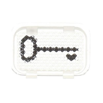 Tastersymbol, transparent Schlüssel   