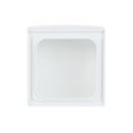 Zwischenring 50x50 mm mit Klappdeckel Kommunikations-Steckverbinder studioweiß