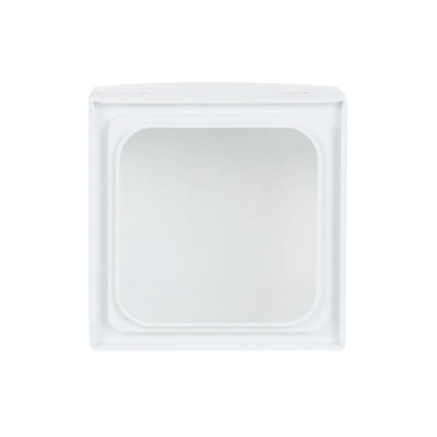 Zwischenring 50x50 mm mit Klappdeckel Kommunikations-Steckverbinder studioweiß