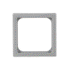 Zwischenring 50x50 mm Kommunikations-Steckverbinder alusilber - Plattform 63   