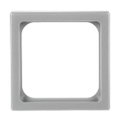 Zwischenring 50x50 mm Kommunikations-Steckverbinder alusilber - Plattform 63