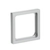 Zwischenring 50x50 mm Kommunikations-Steckverbinder alusilber - Plattform 63   