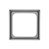 Zwischenring 50x50 mm Kommunikations-Steckverbinder alusilber - Plattform 63   