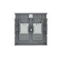 Zentralscheibe mit Beschriftungsfeld Modular-Jack-Einsatz, Keystone 2-fach