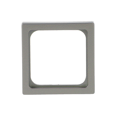 Zwischenring 50x50 mm Kommunikations-Steckverbinder edelstahl - pur edelstahl  