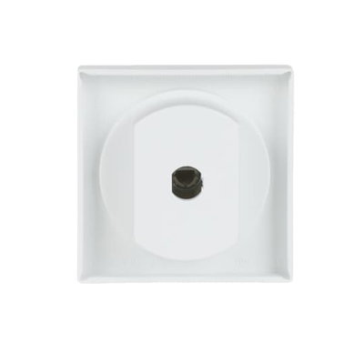Zentralscheibe mit Aufdruck Symbol "Pfeile" für Jalousie, Drehknopf studioweiß