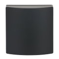 Zwischenring 50x50 mm mit Klappdeckel Kommunikations-Steckverbinder schwarz