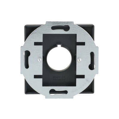 Zentralscheibe mit Tragring Befehlsgeräte 1-fach schwarz matt - Plattform 63   