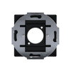Zentralscheibe XLR-Einbaubuchse Serie D 1-fach anthrazit - Plattform 63   