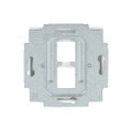 Zentralscheibe Modular-Jack-Einsatz, Keystone 2-fach studioweiß matt -