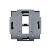 Zentralscheibe Modular-Jack-Einsatz, Keystone 2-fach schwarz matt - Plattform 63