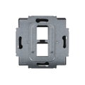 Zentralscheibe Modular-Jack-Einsatz, Keystone 2-fach schwarz matt - Plattform 63