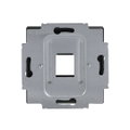 Zentralscheibe Modular-Jack-Einsatz, Keystone 1-fach schwarz matt - Plattform 63