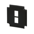 Sockel für 2 Modular-Jack-Buchsen 0210 und 0211