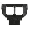 Sockel 2 x 6- und 8-polige Modular-Jack, Kat. 5, ungeschirmt   