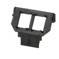 Sockel 2 x 6- und 8-polige Modular-Jack, Kat. 5, ungeschirmt