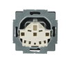 SCHUKO® Steckdosen-Einsatz mit Aufdruck EDV Safety+ anthrazit - Plattform 63