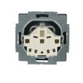 SCHUKO® Steckdosen-Einsatz mit Aufdruck EDV Safety+ anthrazit - Plattform 63