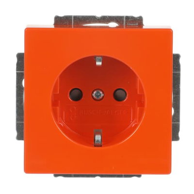 SCHUKO® Steckdosen-Einsatz Safety+ orange - Plattform 63