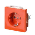 SCHUKO® Steckdosen-Einsatz Safety+ orange - Plattform 63