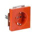 SCHUKO® Steckdosen-Einsatz Safety+ orange - Plattform 63