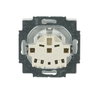 SCHUKO® Steckdosen-Einsatz Safety+ mit Beschriftungsfeld studioweiß matt -