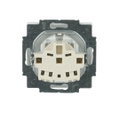 SCHUKO® Steckdosen-Einsatz Safety+ mit Beschriftungsfeld studioweiß matt -