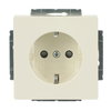 SCHUKO® Steckdosen-Einsatz Safety+ ohne Spreize elfenbeinweiß - Plattform 63