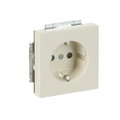 SCHUKO® Steckdosen-Einsatz Safety+ ohne Spreize elfenbeinweiß - Plattform 63