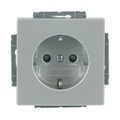 SCHUKO® Steckdosen-Einsatz Safety+ ohne Spreize alusilber - Plattform 63
