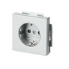 SCHUKO® Steckdosen-Einsatz Safety+ ohne Spreize alusilber - Plattform 63