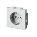 SCHUKO® Steckdosen-Einsatz Safety+ ohne Spreize alusilber - Plattform 63