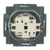 SCHUKO® Steckdosen-Einsatz Safety+ mit Schraubklemmen alusilber - Plattform 63