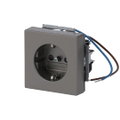 Busch-steplight® SCHUKO® Steckdosen-Einsatz Safety+ mit LED
